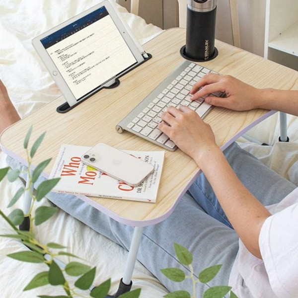 다용도 접이식 베드 트레이 침대용 간편 좌식 테이블 독서대 소형