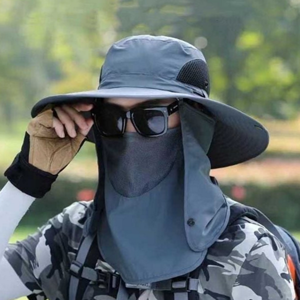 와이드 남성 사파리 모자 여름 남성 버킷 햇 캠핑 야외 - 상품 이미지