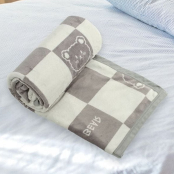 부드러운 극세사 담요 캠핑 플란넬 담요 기모 겨울 - 상품 이미지
