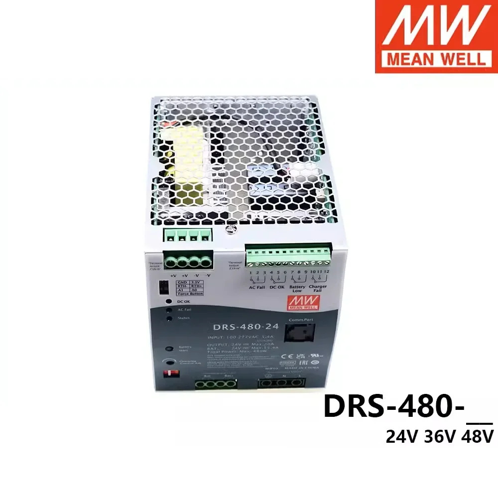 MEAN WELL DRS-480 DRS-480-24 DRS-480-36 DRS-480-48 480W 올인원 지능형 보안 전원 시리즈