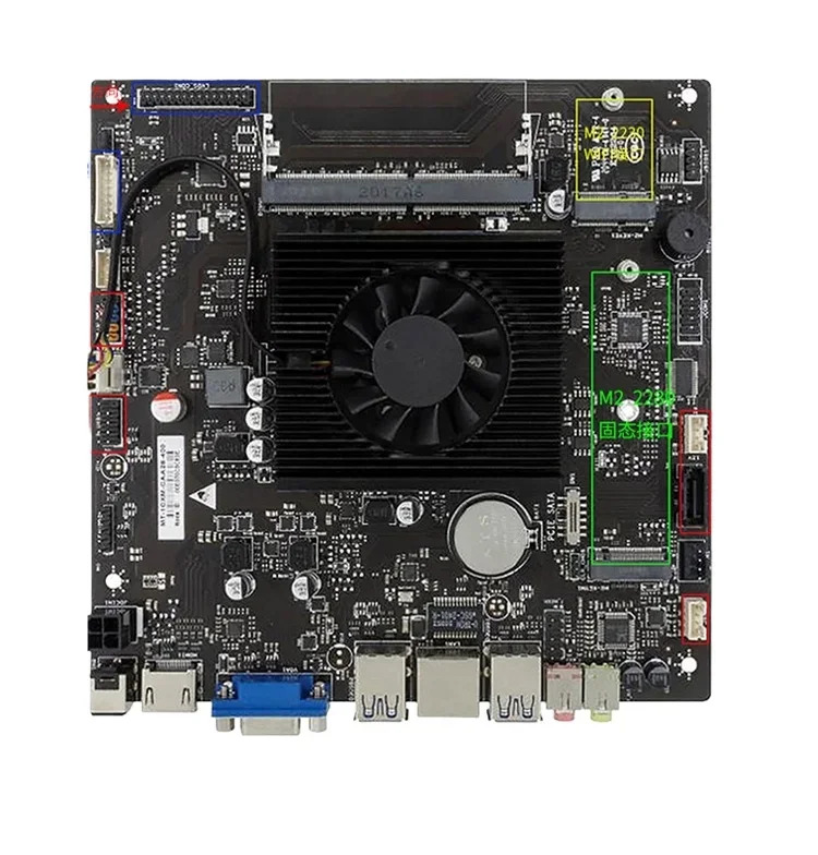 JW-N5095 미니 호스트 산업제어 산업 J1900 4105 4125 올인원 컴퓨터 ITX 메보드
