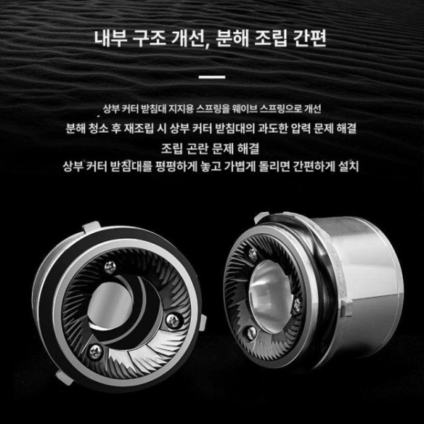 프리미엄 DF54 싱글도징 자동 에스프레소 검은 가정용 DF64N 2세대-블랙 DF64N 2세대-블랙 - 상세 이미지 4