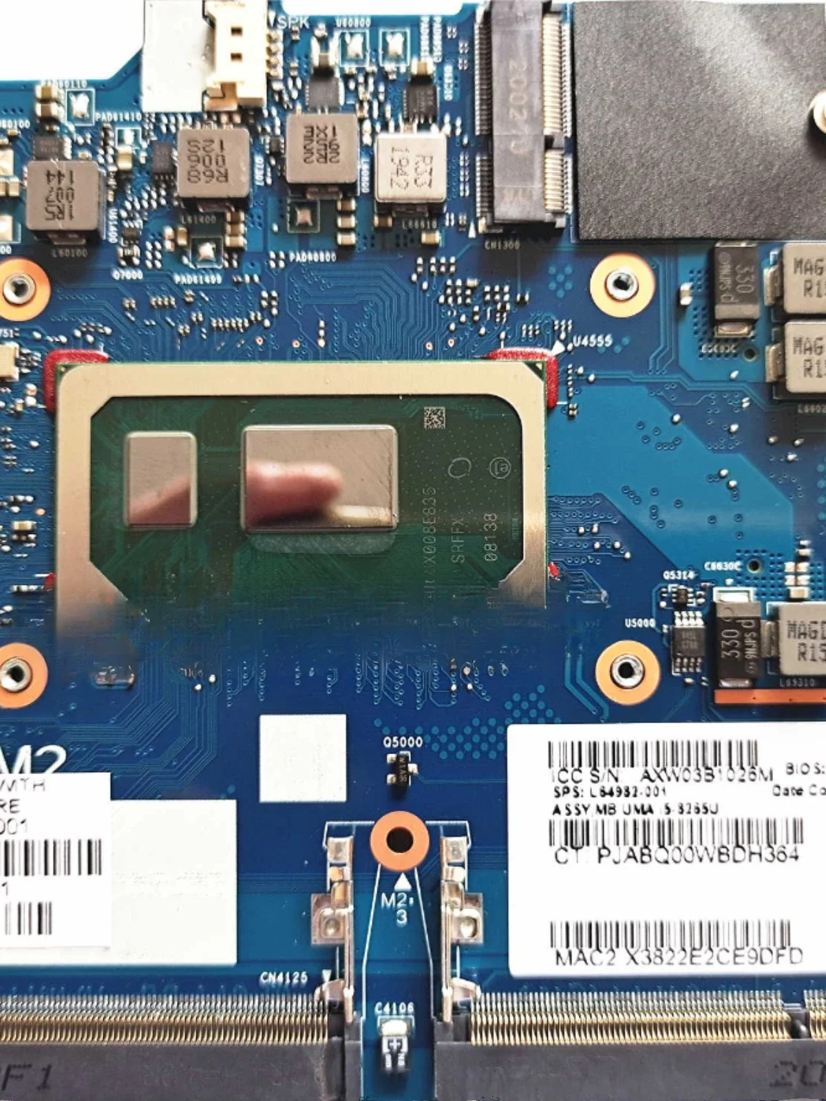hp호환 EliteBooK X360 830 G6 메보드 L64982-001 버전 6050A 3059101