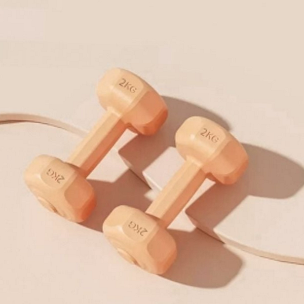 2kg 홈 트레이닝 아령 고정식 육각 디자인 덤벨 다이어트 근력 - 상품 이미지