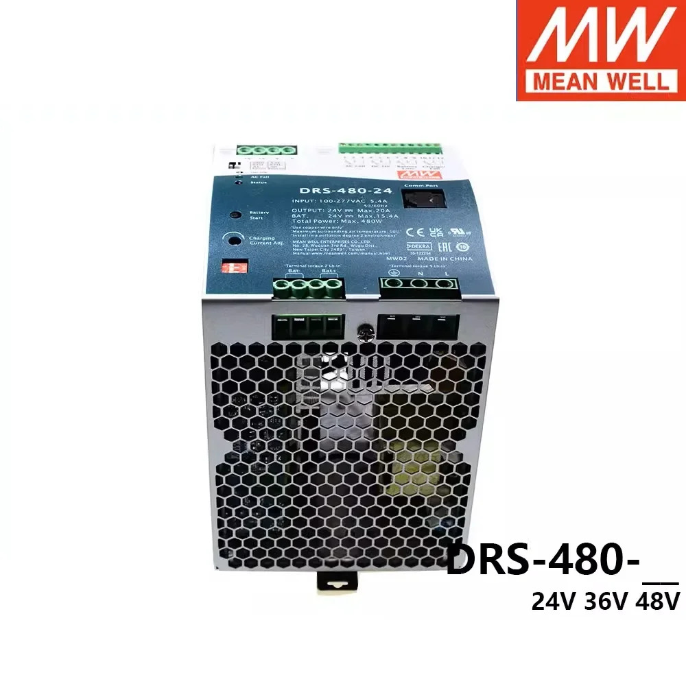 MEAN WELL DRS-480 DRS-480-24 DRS-480-36 DRS-480-48 480W 올인원 지능형 보안 전원 시리즈