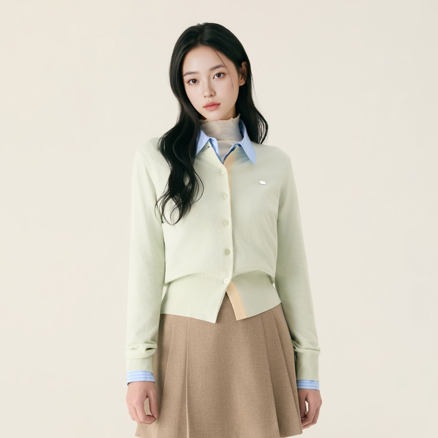 [네이버단독][N배송] 로엠 올데이가디건 라운드넥 긴팔 가디건 RMCKG23R99