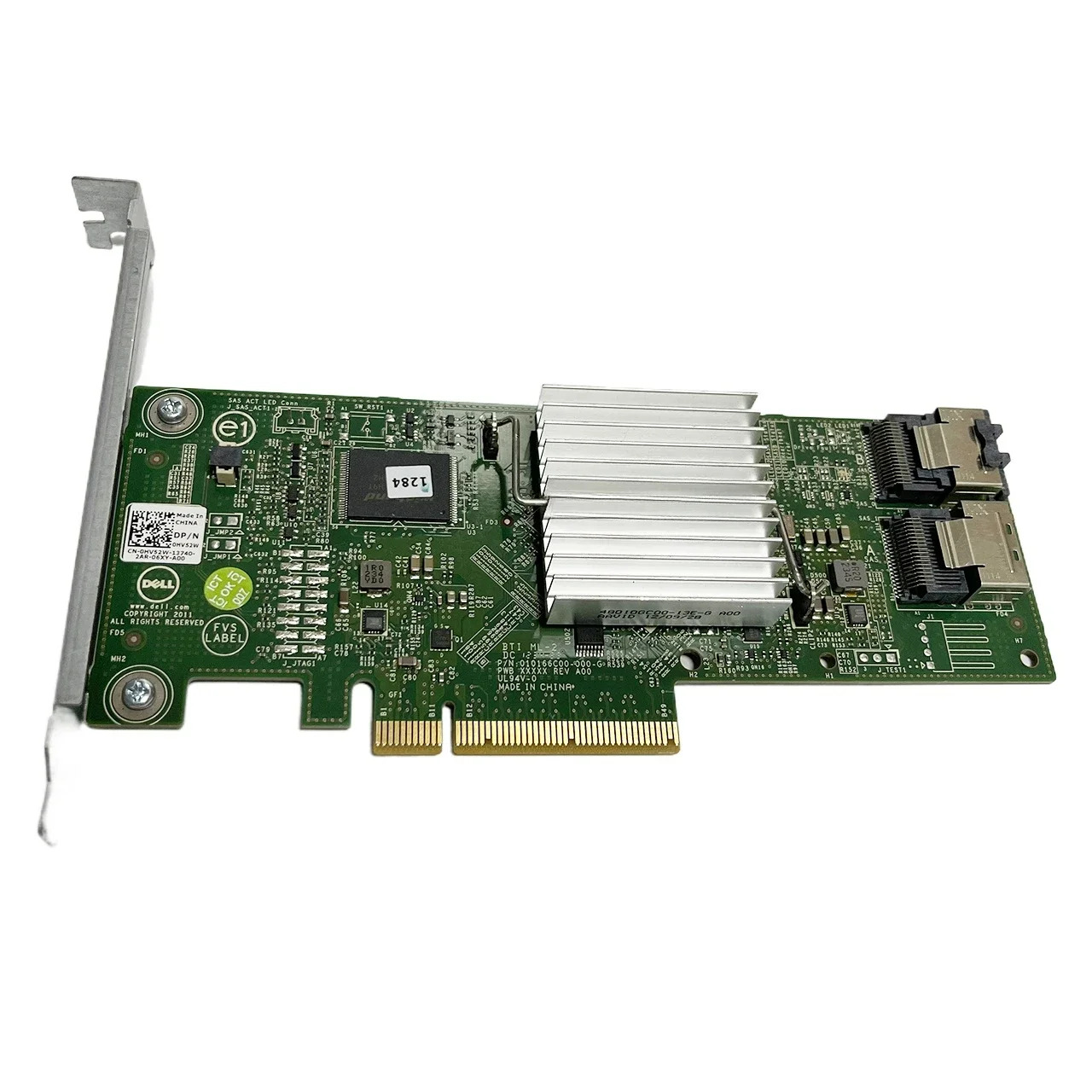 DELL H310 어레이 카드 SAS HV52W 패스스루 SAS2008-IT 모드는 16TB 하드 드라이브를 지원