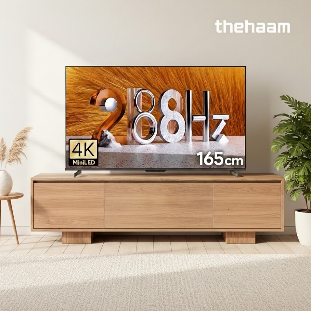 더함 CHIQ 165cm 65인치 구글 5.0 QD-MINILED 288Hz 4K 스마트 TV - 상품 이미지