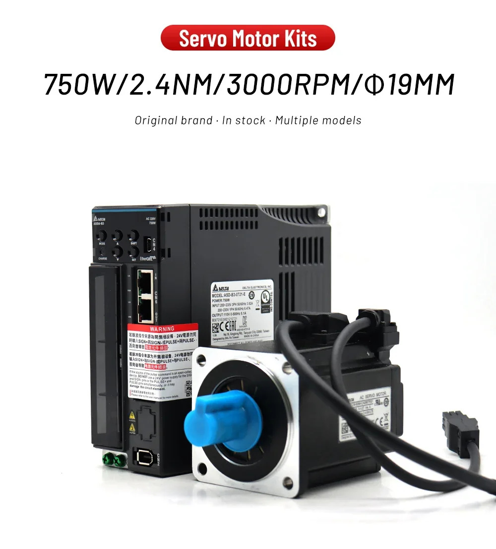 델타 서보모터 키트 750W B3 직렬 ASD-B3-0721-L ASD-B3-0721-E ASD-B3-0721-F ECM-B-C20604RS1 ECM-B-C20604SS1 케이블