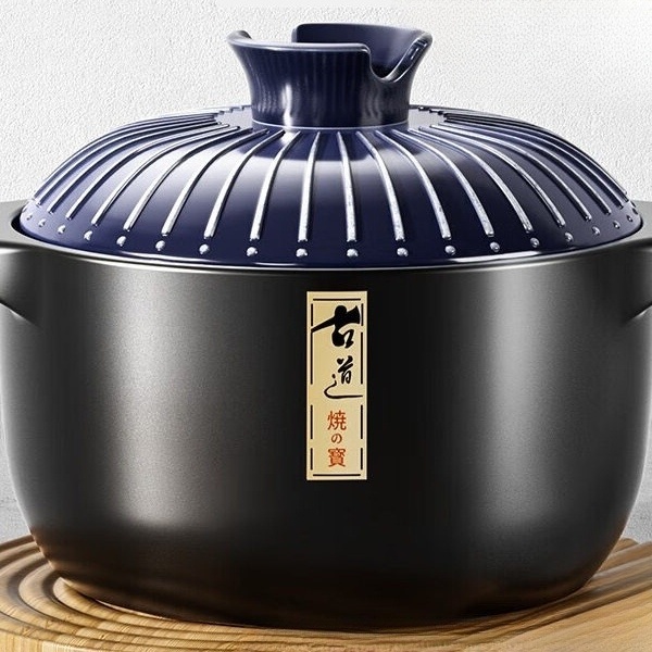 인덕션용 뚝배기 냄비 내열 세라믹 가정용 업소용 밥 국 찌개 전골 깊은 통세라믹 두꺼운바닥 - 상품 이미지