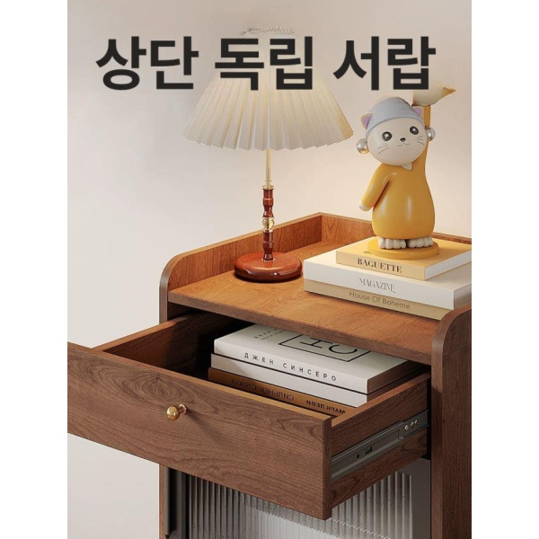 스마트 이동형 로봇청소기장 바퀴 포함 실내 보관 달린 무료 설치 호두색 55x50x96cm 호두색 55x50x96cm - 상세 이미지 2