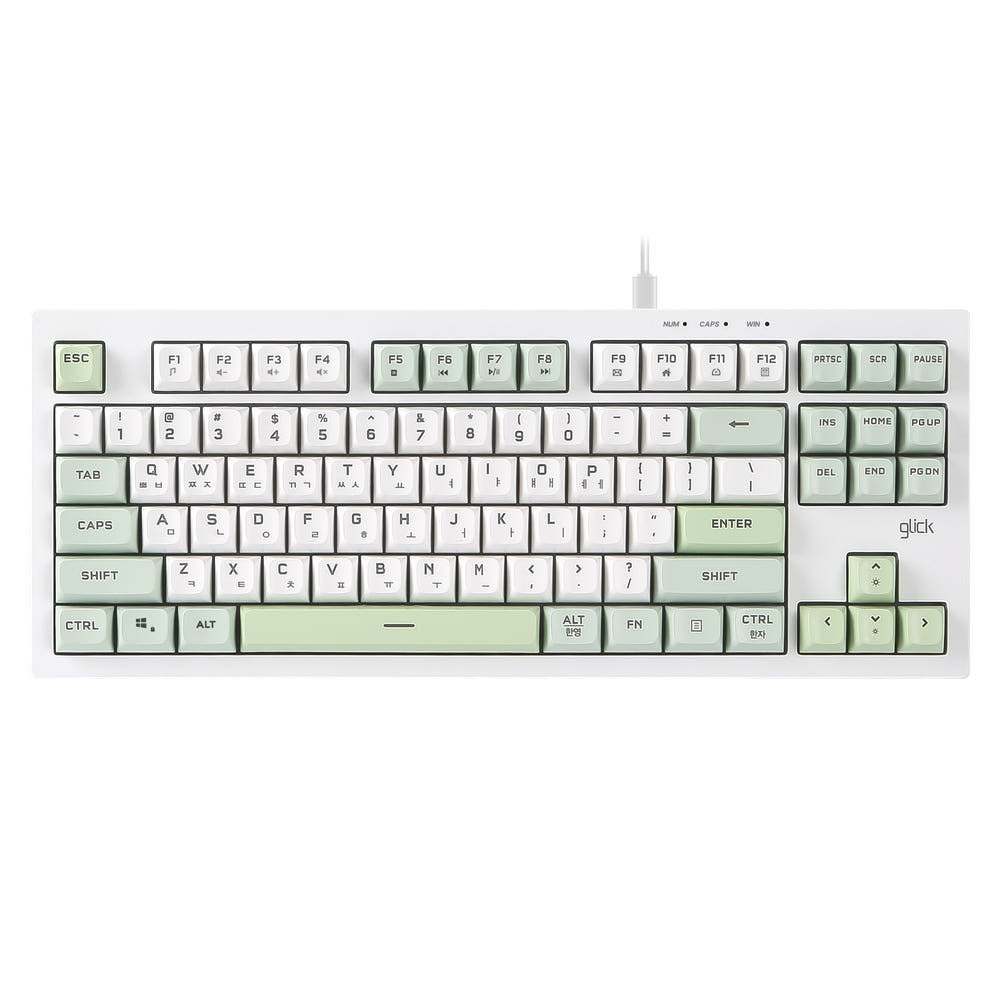 지클릭커 OPK50 사일런스 M RGB 무소음멤브레인 키보드 87키 Sky City CR1, 멤브레인 이미지 7