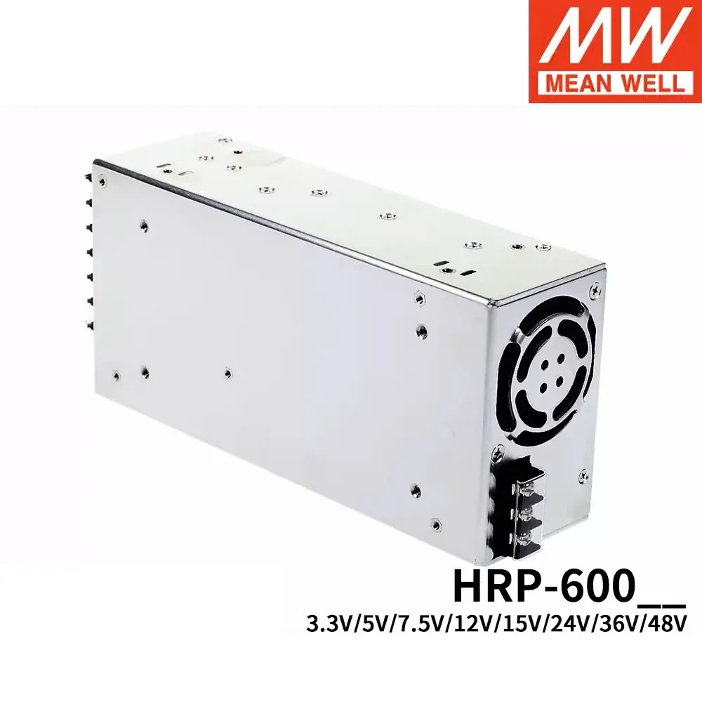 MEAN WELL HRP-600 HRP-600-12 12V 53A 600W 단일 출력PFC 기능 스위칭 전원공급장치 포함