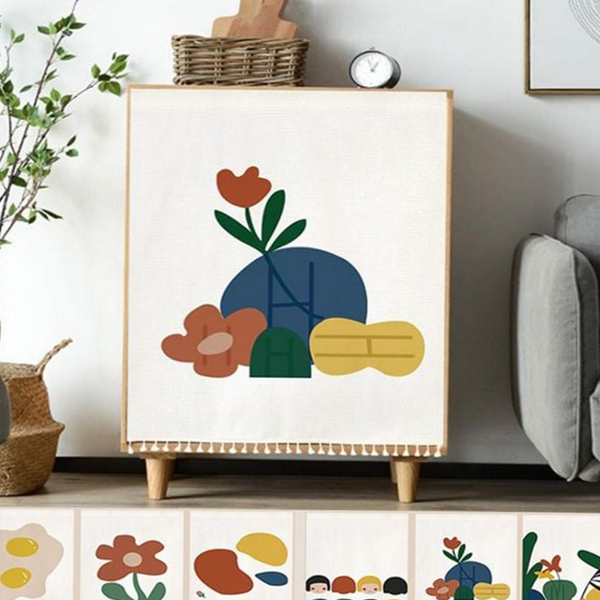 싱크대 패브릭 가리개 가림막 다용도 가리개 주방 감성