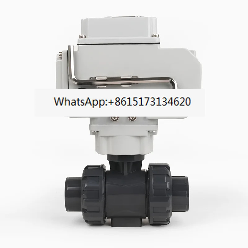 UPVC 전기 볼 밸브 이액추에이터 스위치 AC220V 고온 고압 차단 증기 DN15