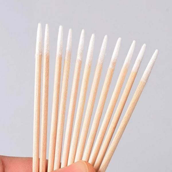 뾰족 얇은 면봉 섬세 미세 면봉 메이크업 정리용 청소용 아트용 - 상품 이미지
