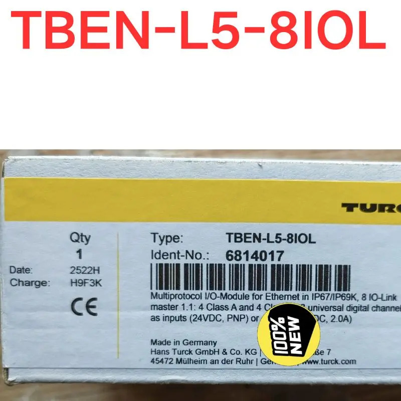 모듈 TBEN-L5-8IOL TBEN-L4-8IOL TBEN-L1-16DIPTBEN-L4-16DIP 신