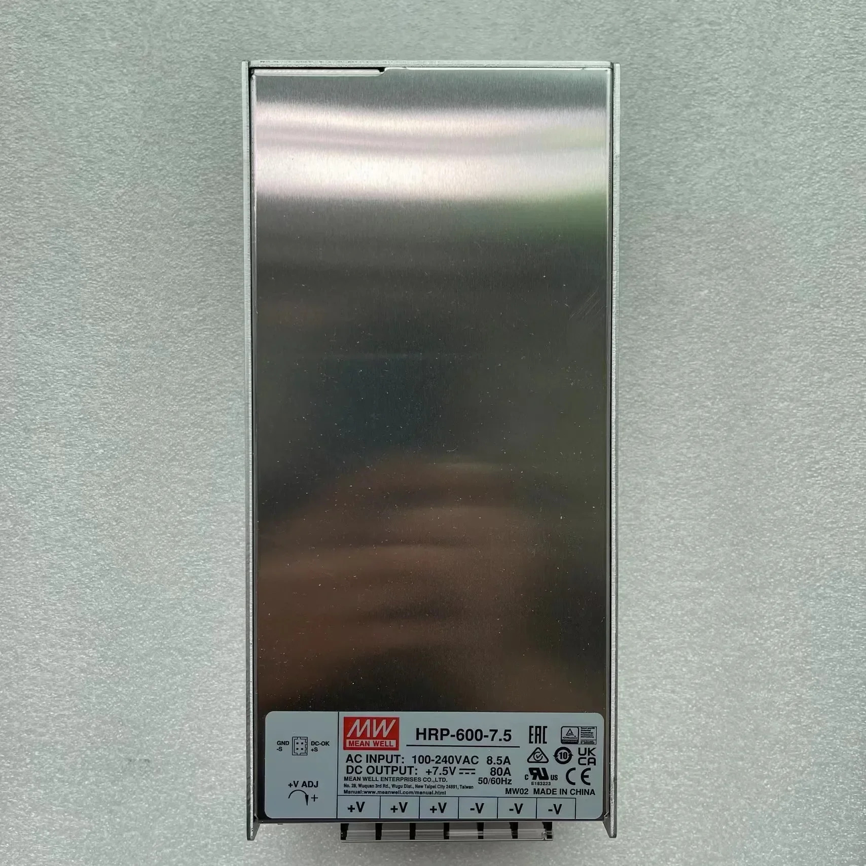 MEAN WELL HRP-600-3.3 HRP-600-5 HRP-600-7.5 HRP-600-12 HRP-600-15 HRP-600-24 HRP-600-48