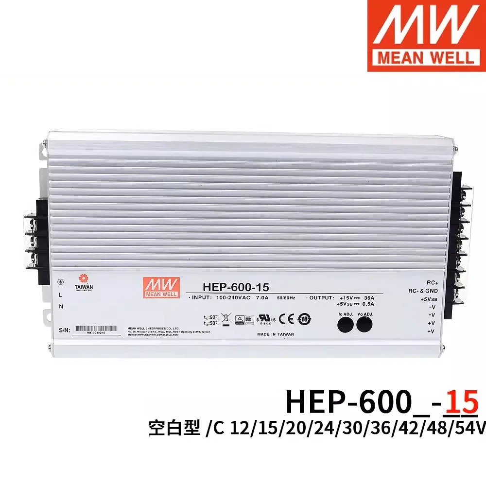 MEAN WELL HEP-600 HEP-600-24 24V 25A 600W 가혹환경 전원공급장치