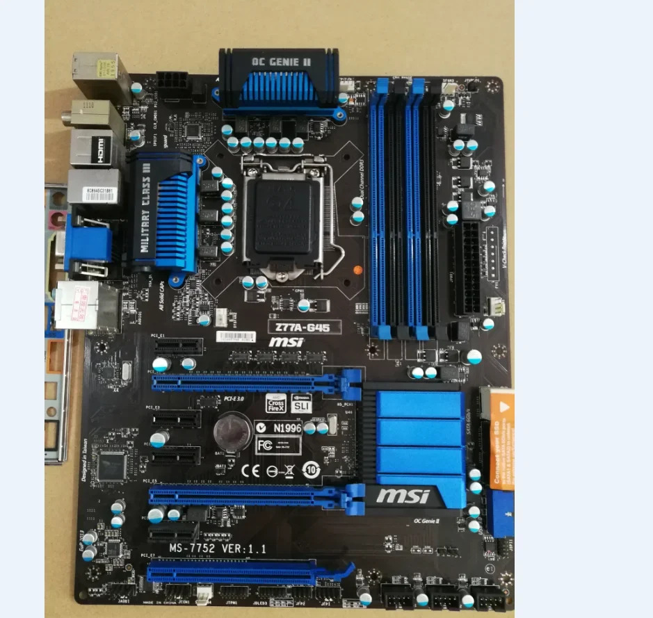 MSI Z77A-G45 GD55 1155 핀 메보드 7 그래픽 카드 슬롯 3770K 지원
