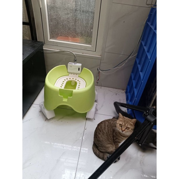 프리미엄 자동 고양이 화장실 로봇 변기 배변기 모래 리터 쓰레기 전동 배변 처리기 B 모델 그린 감지 및 수동 출수 B 모델 그린 자동 감지 및 수동 출수 - 상세 이미지 5