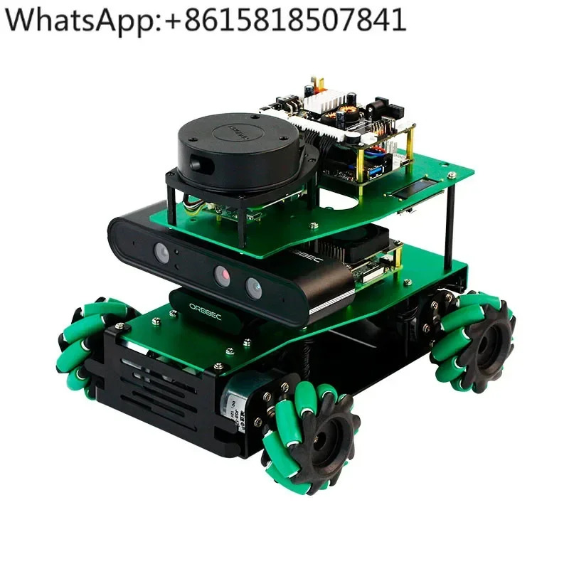 ROS2 SLAM 밀 바퀴 무자동차 매핑 내비게이션 JETSON NANO Raspberry Pi 5