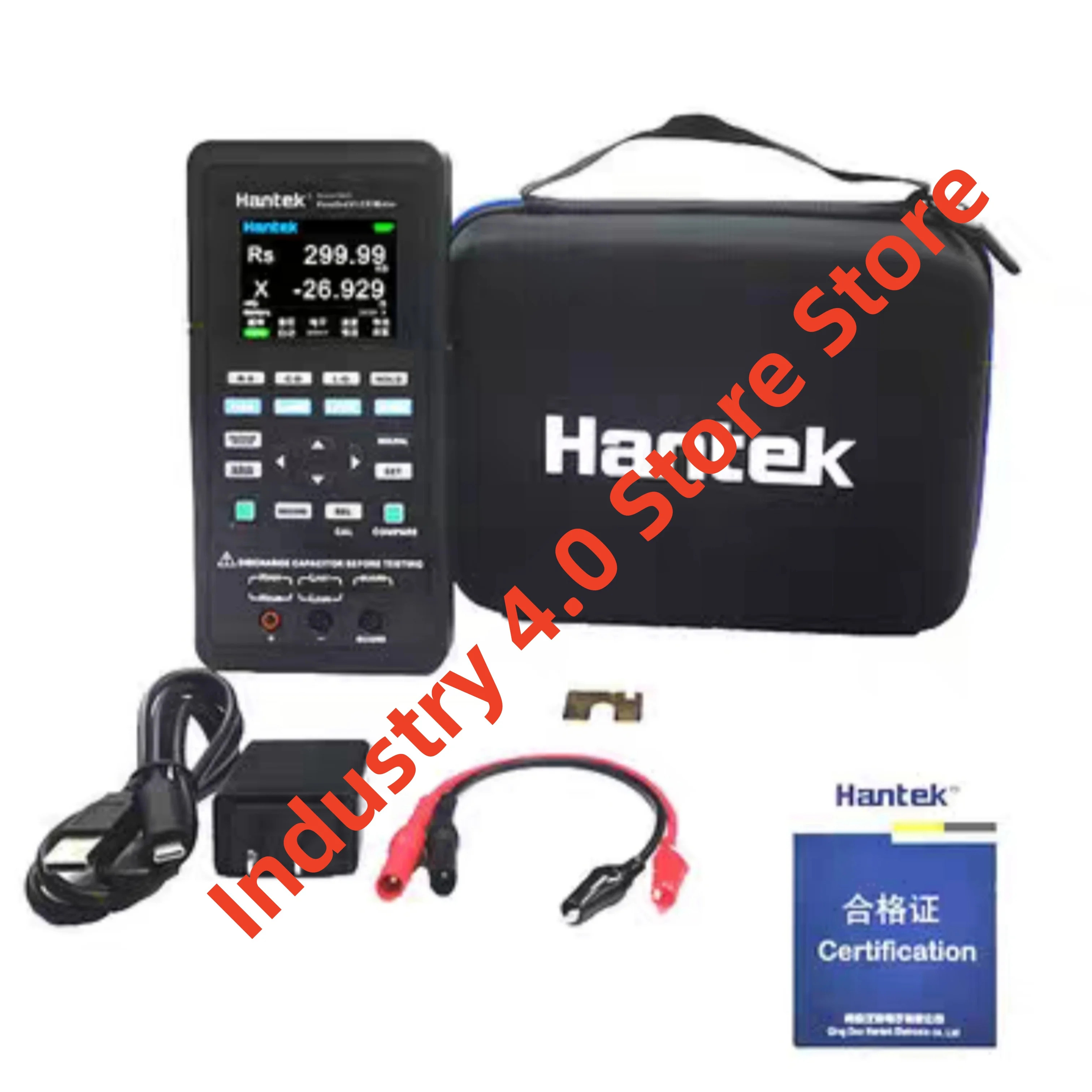 Hantek 1833C 100HZ-100KHZ 휴대디지털 브리지 LCR 테스터 원본