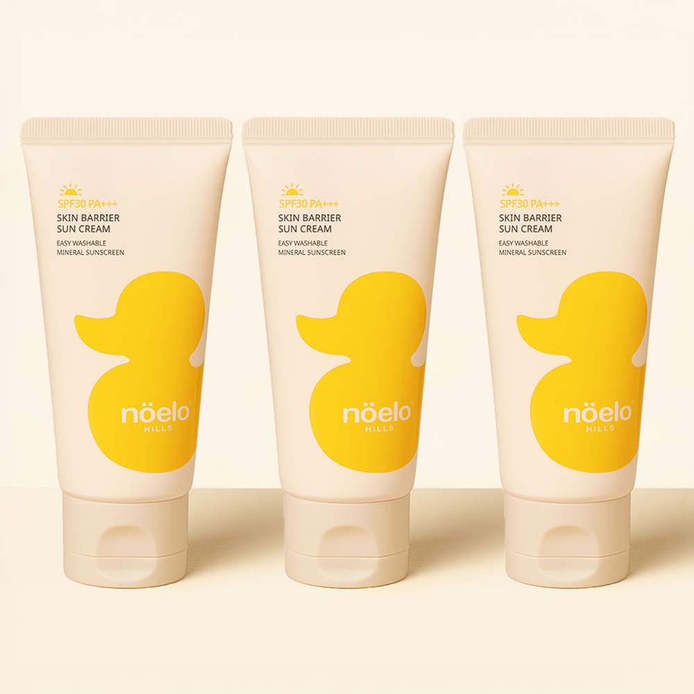 노엘로힐스 스킨베리어 선크림(99% 워셔블 무기자차 선크림, 6개월이상) 50ml, 3개 - 상품 이미지