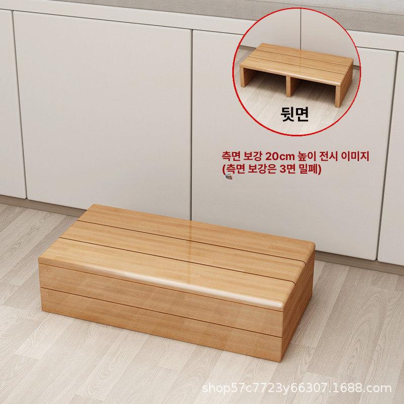 나무발판 원목발판 디딤판 계단발판 가정용 방수 작업 실내 키높이 발코니 베란다 - 상세 이미지 3
