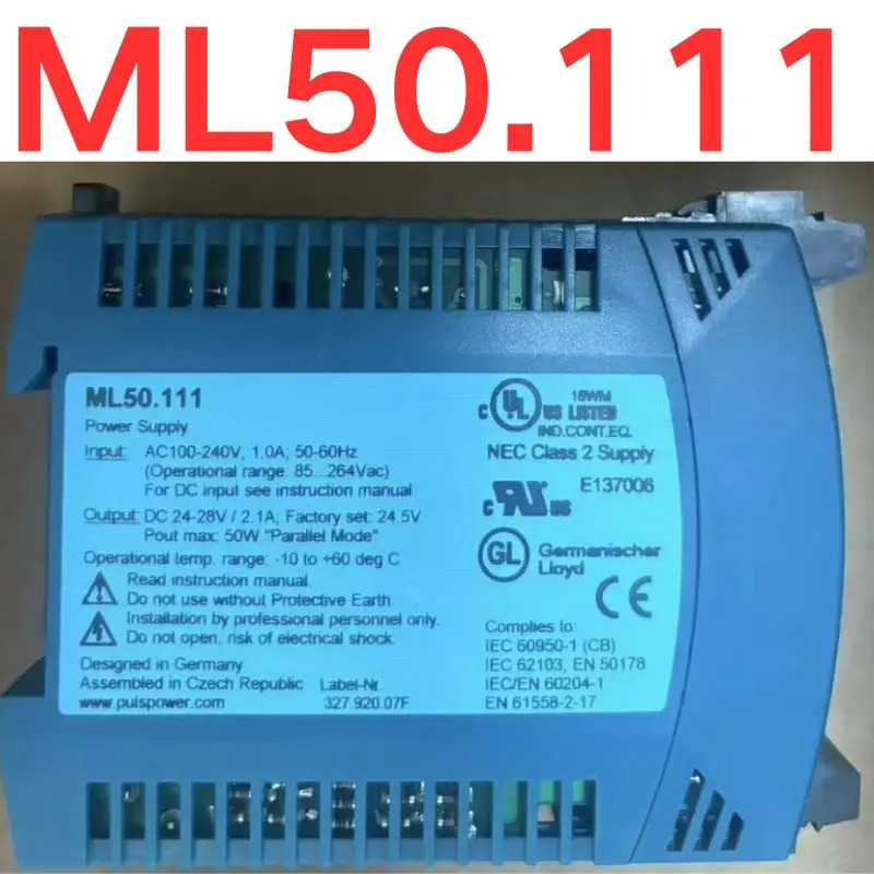 전원공급장치 ML50.111 신