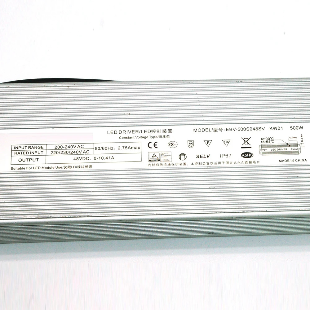 EBV-500S048SV-KW01 LED 제어 전원공급장치 48V 10.41A
