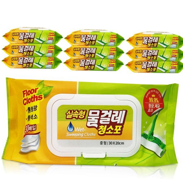 일회용 물걸레 청소포 다용도 청소용 물티슈 주방 바닥 간편 티슈 - 상품 이미지
