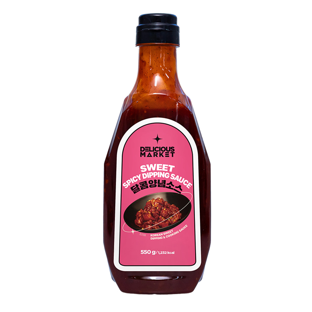양념치킨소스 딜리셔스마켓 달콤양념소스 550g 떡꼬치 닭 강정
