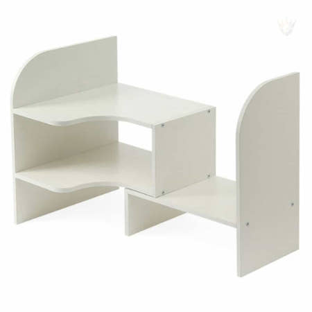 CEOshop 데스크파티션 정리선반 책상위 선반 화이트