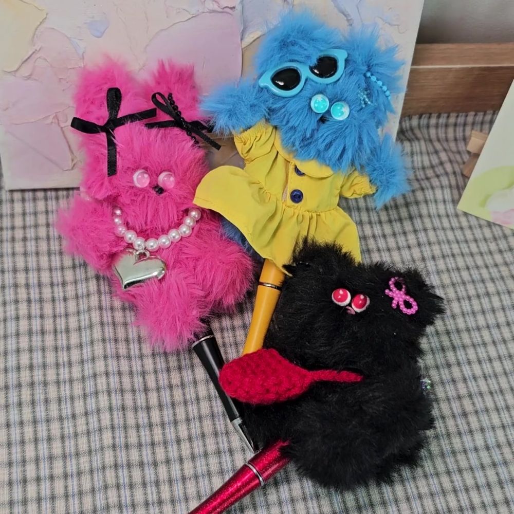 모루 볼꾸 볼펜 꾸미기 펜꾸 재료 인형 비즈 볼펜 만들기 세트 KIT - 상세 이미지 5