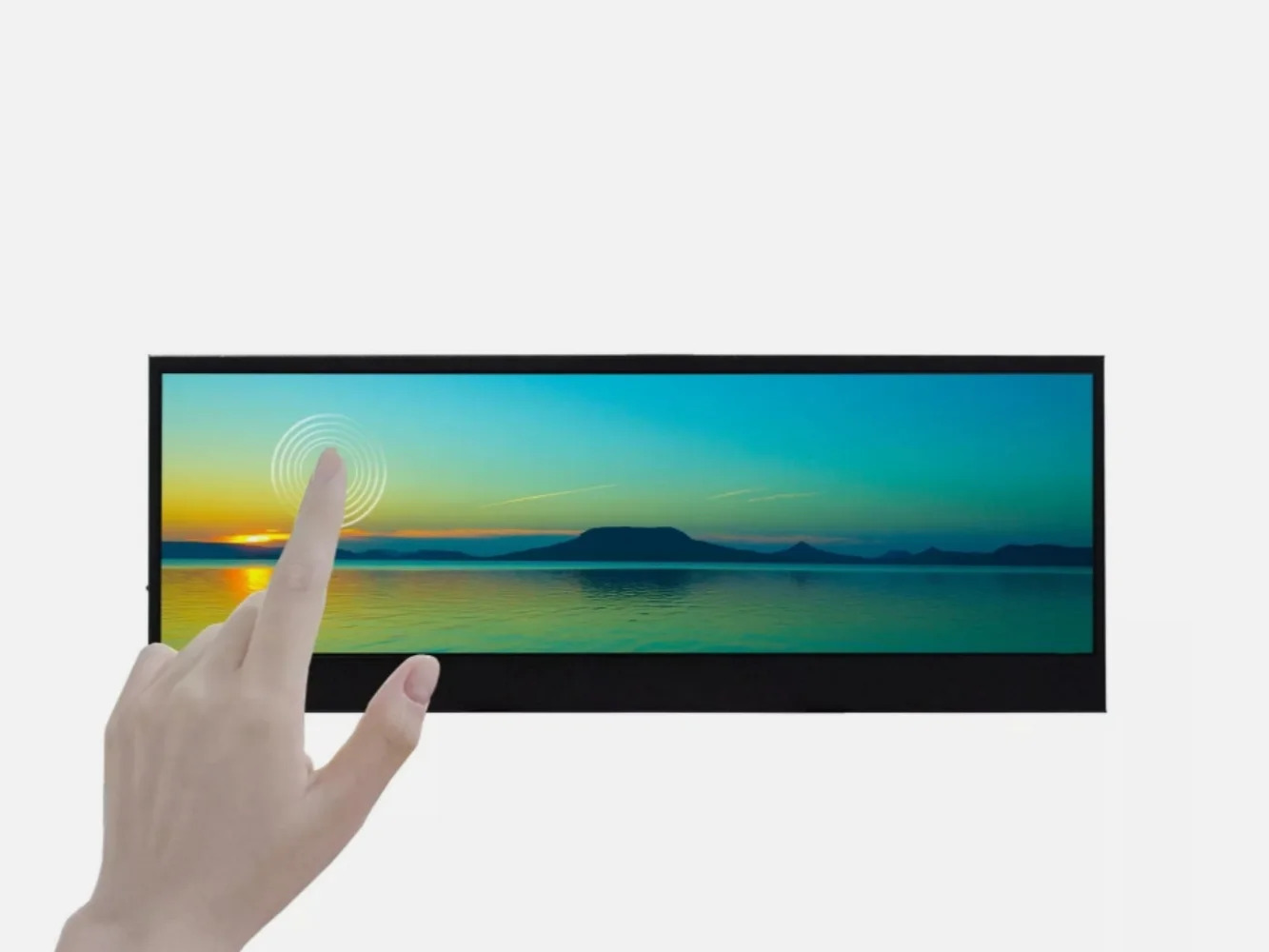 14인치 3840X1100 4k IPS 정전식 LCD 디스플레이 화면 HDMI 입력 포트