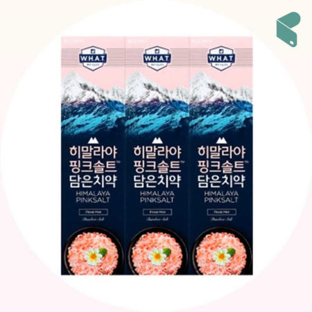 치약 LG생활건강 히말라야 핑크솔트 플로럴 100g 3개입 죽염 제이엘생활