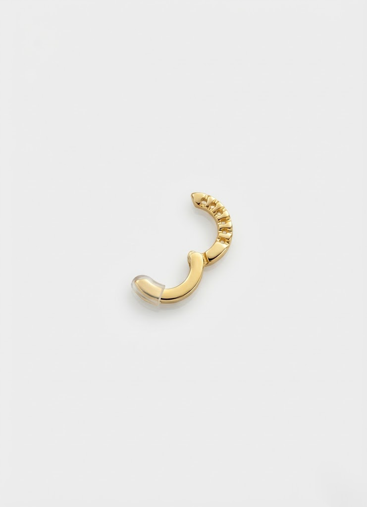 지티 귀찌 알러지없는 이어커프 큐빅 귀안뚫는 귀걸이 버블리 제로터치 - 상세 이미지 5