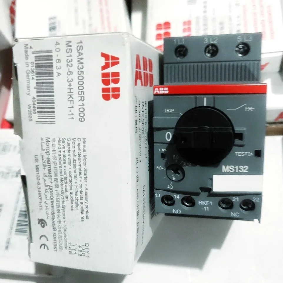 ABB 모터 스타터 MS132-6.3  HKF1-11 4-6.3 A
