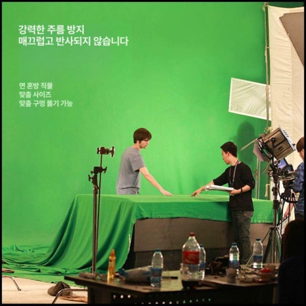 프리미엄 사진 촬영 핸드폰 조명 유튜브 음식 자연광 배경 그린 그린 3x1m - 상세 이미지 4