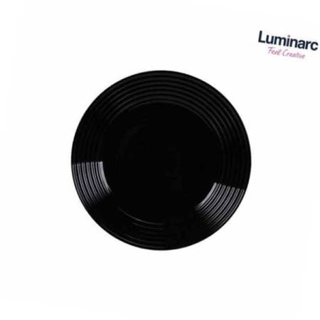 루미낙 집들이 루미낙 접시 대 블랙 강화유리 식기 27cm 1p