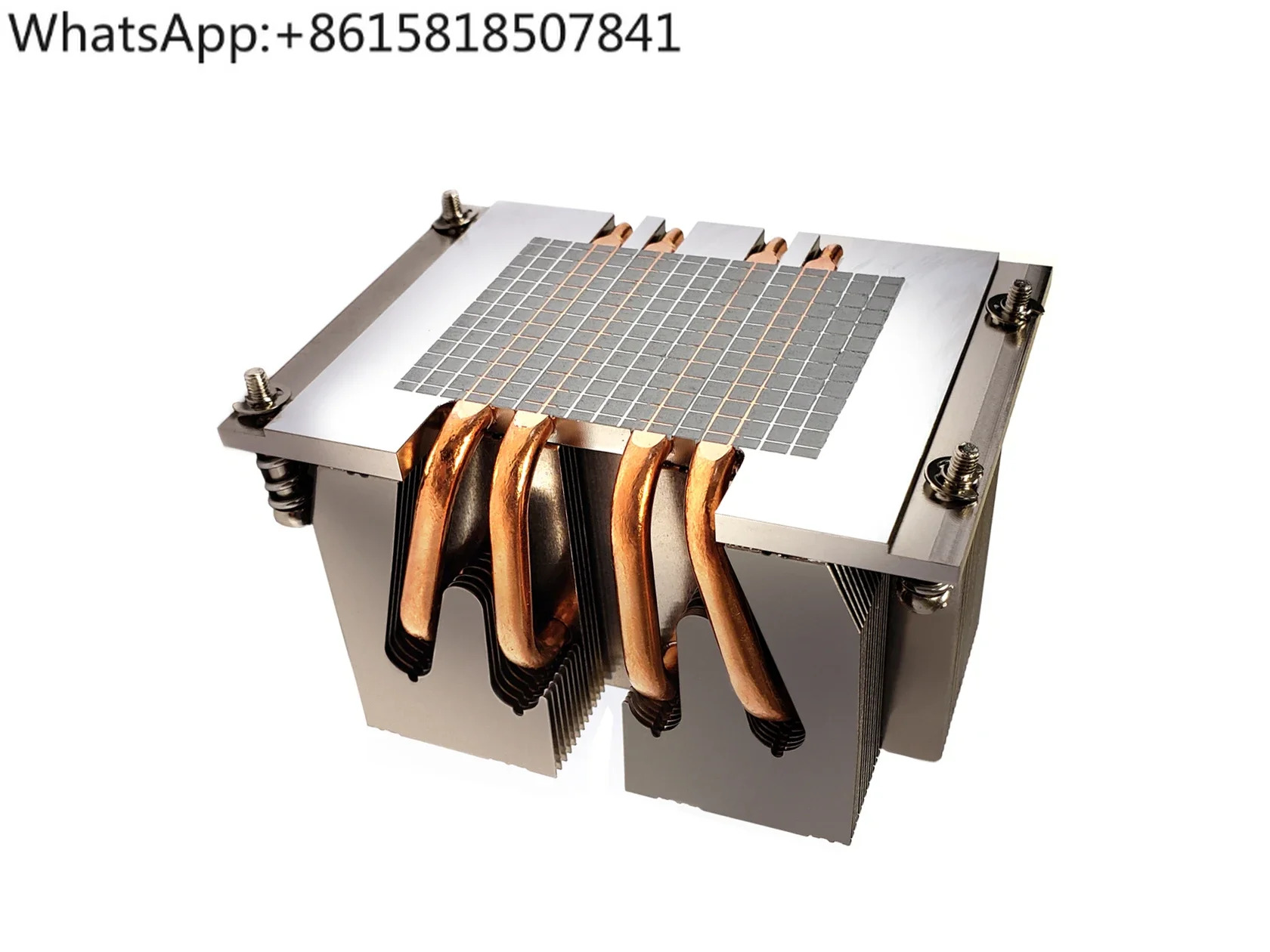 DYNATRON 2U SP6 구리 바닥 4 열 파이프 패시브 서버 방열판 CPU 냉각팬 A53
