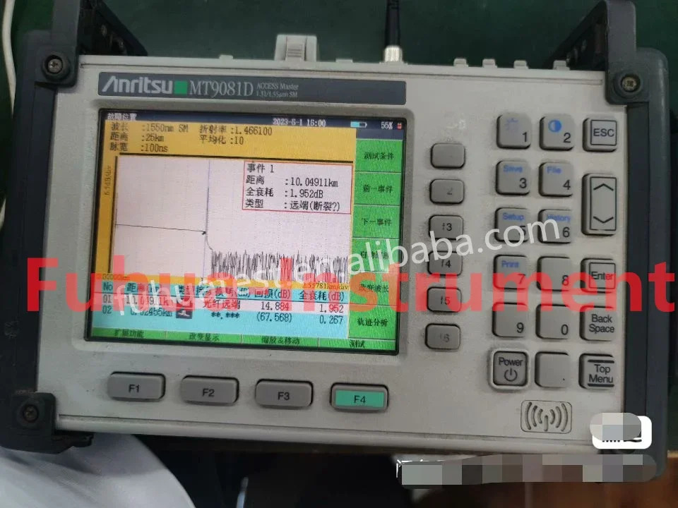Anritsu MT9081D 액세스 마스터 시영역 반사계 1.31/1.55um Sm 장치