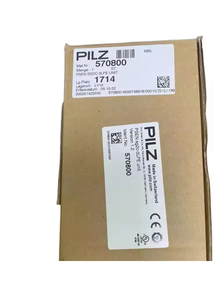Pilz 570800 안전 릴레이 보안 모듈 PSEN sg2c-3LPE 신