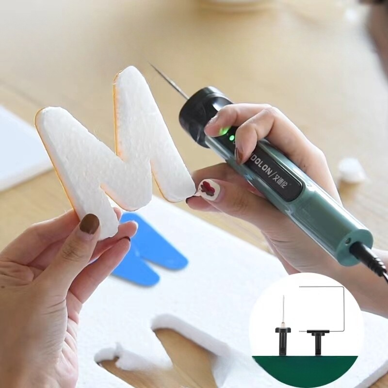우드락커터기 펜형 열선커터기 U자형 폼보드 스티로폼 정밀 절단 DIY 공예 조각 열선칼 - 상세 이미지 2