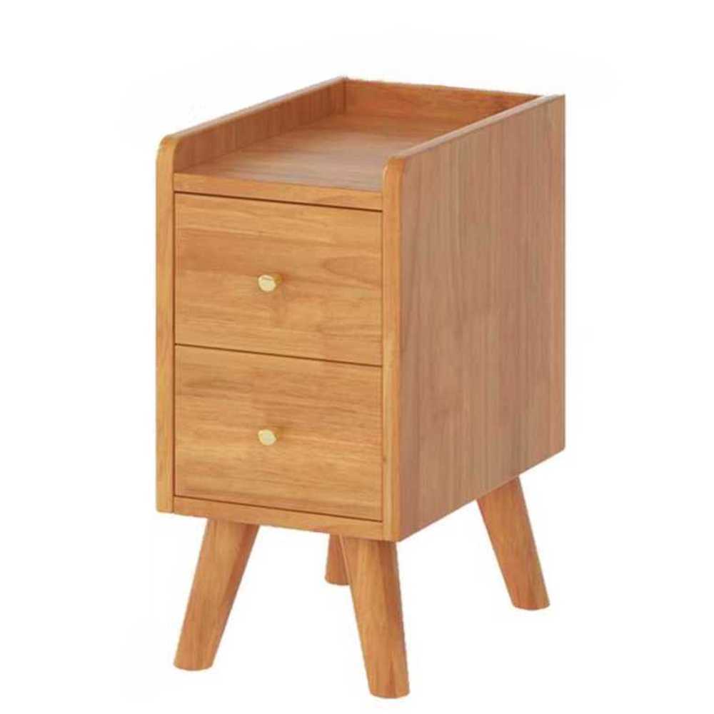 원목 협탁 틈새장 침대 목재 용 슬림 옆 수납 보관장 가구 20cm - 상품 이미지