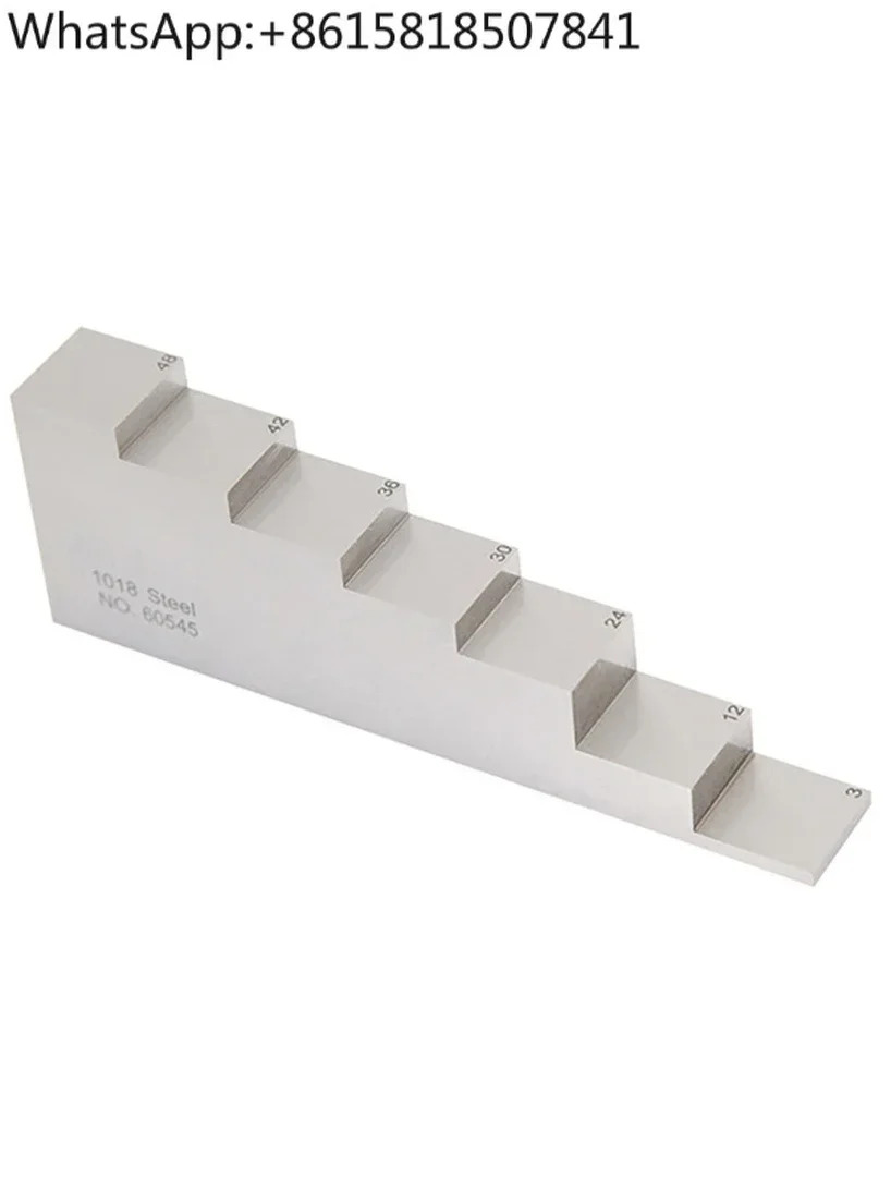 Yushi Pioneer 초음파 두께 리퍼 블록 6/7/8/10 단계 스테인레스 스틸 게이지 정확도 -0.02mm