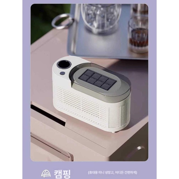 스마트 가정용 휴대용 미니제빙기 캠핑용 고속 아이스트레이 얼음 메이커 전기 화이트 실내외 겸용 화이트-실내외 겸용 - 상세 이미지 4
