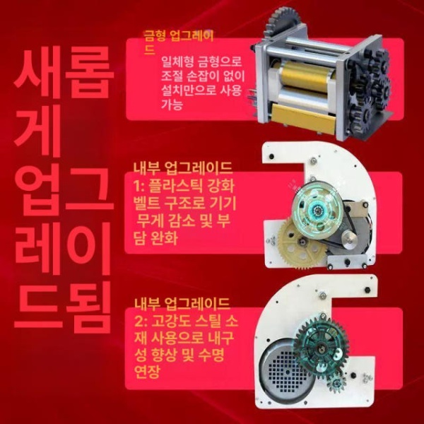 최신형 만두피기계 제면기 업소용 화이트고급형 HD-60형 수출용 1세트 HD-60형 수출용 1세트 - 상세 이미지 4