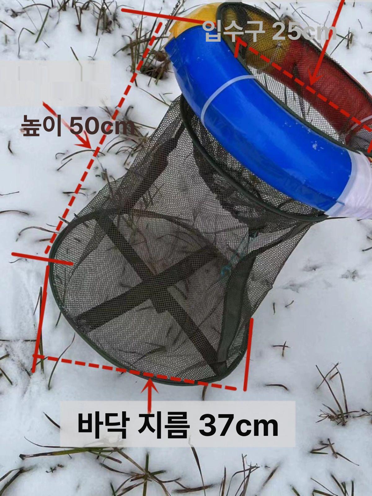 해루질 채집망 조과망 바구니 다이빙 낙지 그물 소형 구명환 스타일 소형 망 50cm 25cm - 상세 이미지 2